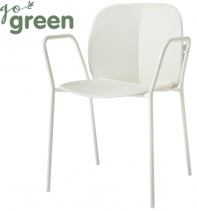 Кресло пластиковое Scab Design Mentha Go Green сталь, технополимер лен Фото 1