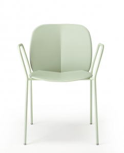 Кресло пластиковое Scab Design Mentha Go Green сталь, технополимер зеленый шалфей Фото 3