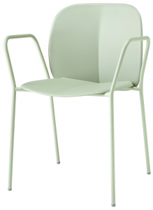 Кресло пластиковое Scab Design Mentha Go Green сталь, технополимер зеленый шалфей Фото 5