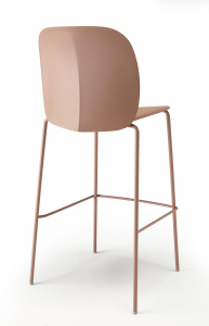 Стул пластиковый барный Scab Design Mentha Go Green сталь, технополимер карамельный Фото 4