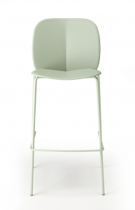 Стул пластиковый полубарный Scab Design Mentha Go Green сталь, технополимер зеленый шалфей Фото 3