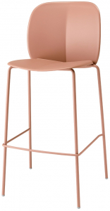 Стул пластиковый барный Scab Design Mentha Go Green сталь, технополимер карамельный Фото 5