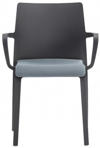 Кресло пластиковое с мягким сиденьем PEDRALI Volt HB стеклопластик, полипропилен, ткань Фото 1