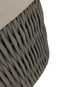 Лаунж-диван плетеный Tagliamento Relax алюминий, роуп, ткань Фото 9