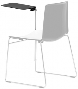 Подлокотник-стол для стула PEDRALI Tweet металл, компакт-ламинат HPL Фото 1