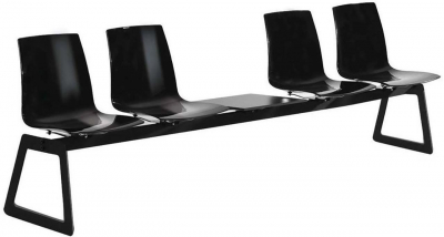 Система сидений на 4 места и столик PAPATYA X-Treme Bench сталь, поликарбонат Фото 1