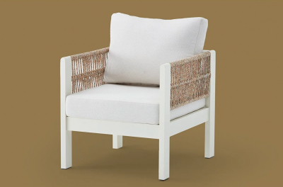 Комплект плетеной мебели Tagliamento Toscana алюминий, роуп, керамика, олефин Фото 5