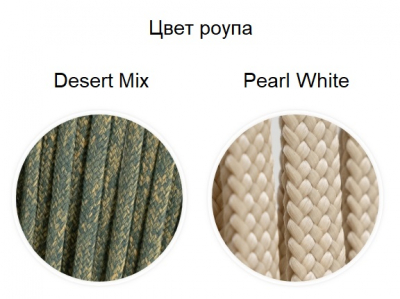 Шезлонг-лежак деревянный плетеный RosaDesign Dakota тик, алюминий, роуп натуральный, пустынный микс Фото 3
