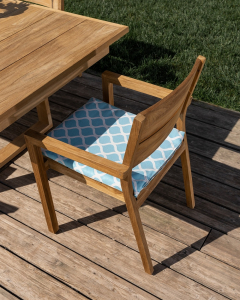 Кресло деревянное RosaDesign Juniper тик натуральный Фото 9