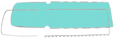 Ремкомплект к лежаку Nardi Ricambio Atlantico синтетическая ткань белый, голубой Фото 1