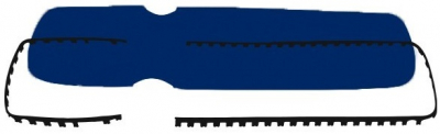Ремкомплект к лежаку Nardi Ricambio Alfa-Omega синтетическая ткань черный, синий Фото 1