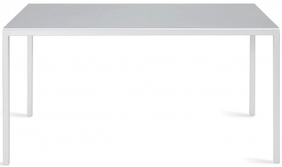 Стол ламинированный обеденный PAPATYA Slim сталь, компакт-ламинат HPL Фото 1