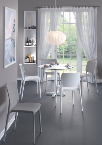 Комплект пластиковых стульев PAPATYA Joy-S Set 4 стеклопластик тортора Фото 10