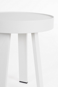 Столик металлический кофейный Garden Relax Spyro алюминий белый Фото 3