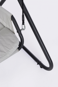 Диван-качели с подушкой Garden Relax Arkell сталь, полиэстер антрацит, серый Фото 9