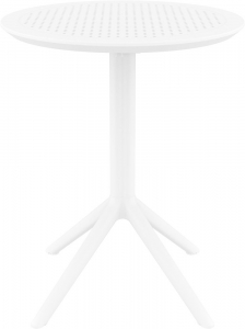 Комплект пластиковой мебели Siesta Contract Sky Folding 60 Air сталь, стеклопластик белый Фото 13