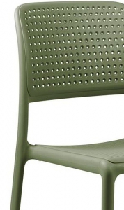 Комплект пластиковых стульев Nardi Bora Bistrot Set 4 стеклопластик агава Фото 3