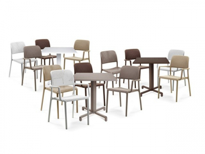 Комплект пластиковых стульев Nardi Bora Bistrot Set 4 стеклопластик агава Фото 6
