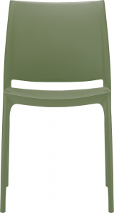 Комплект пластиковых стульев Siesta Contract Maya Set 2 пластик оливковый Фото 5