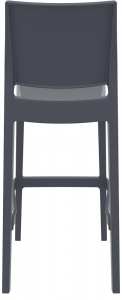Комплект пластиковых барных стульев Siesta Contract Maya Bar 75 Set 2 стеклопластик темно-серый Фото 6
