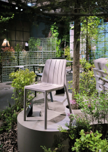 Стул пластиковый Nardi Tiberina Bistrot стеклопластик бежевый Фото 4