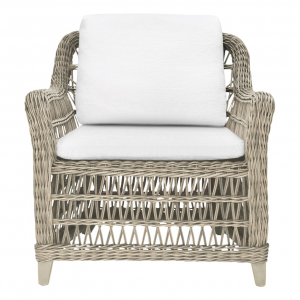Кресло плетеное с подушками JANUS et Cie Arbor Alta алюминий, искусственный ротанг, акрил бежевый Фото 3