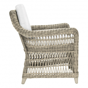 Кресло плетеное с подушками JANUS et Cie Arbor Alta алюминий, искусственный ротанг, акрил бежевый Фото 4