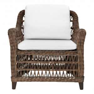 Кресло плетеное с подушками JANUS et Cie Arbor Alta алюминий, искусственный ротанг, акрил коричневый Фото 3