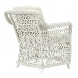 Кресло плетеное с подушками JANUS et Cie Arbor Alta алюминий, искусственный ротанг, акрил белый Фото 5
