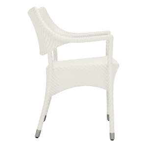 Кресло плетеное JANUS et Cie Amari алюминий, искусственный ротанг известняковый Фото 3