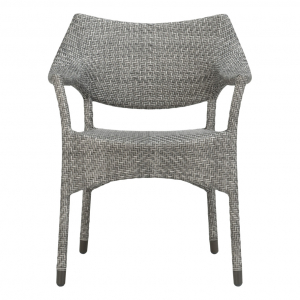 Кресло плетеное JANUS et Cie Amari алюминий, искусственный ротанг дымчатый Фото 4