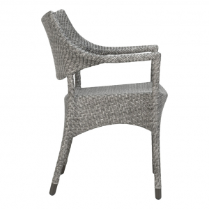 Кресло плетеное JANUS et Cie Amari алюминий, искусственный ротанг дымчатый Фото 8