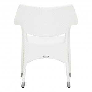 Кресло плетеное JANUS et Cie Amari алюминий, искусственный ротанг снежный Фото 6