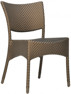 Стул плетеный JANUS et Cie Amari алюминий, искусственный ротанг бронзовый Фото 1