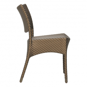 Стул плетеный JANUS et Cie Amari алюминий, искусственный ротанг бронзовый Фото 4