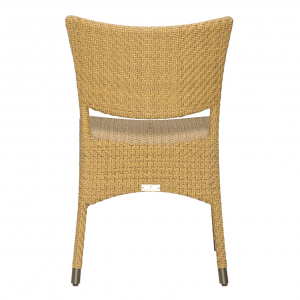 Стул плетеный JANUS et Cie Amari алюминий, искусственный ротанг карамельный Фото 5