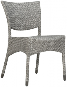 Стул плетеный JANUS et Cie Amari алюминий, искусственный ротанг дымчатый Фото 1
