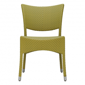 Стул плетеный JANUS et Cie Amari алюминий, искусственный ротанг бамбуковый зеленый Фото 3