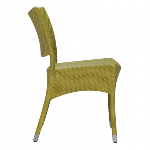 Стул плетеный JANUS et Cie Amari алюминий, искусственный ротанг бамбуковый зеленый Фото 4
