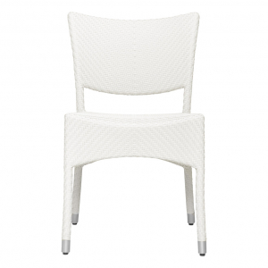 Стул плетеный JANUS et Cie Amari алюминий, искусственный ротанг снежный Фото 4