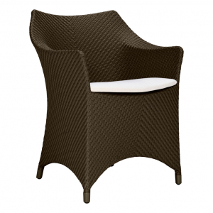 Кресло плетеное JANUS et Cie Amari алюминий, искусственный ротанг бронзовый Фото 4