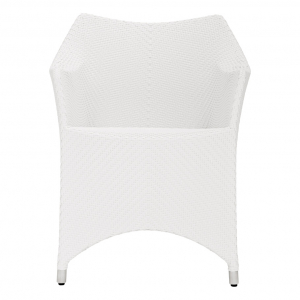 Кресло плетеное JANUS et Cie Amari алюминий, искусственный ротанг снежный Фото 6
