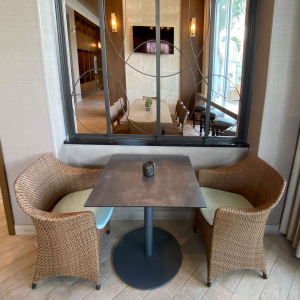 Кресло плетеное JANUS et Cie Amari алюминий, искусственный ротанг снежный Фото 20