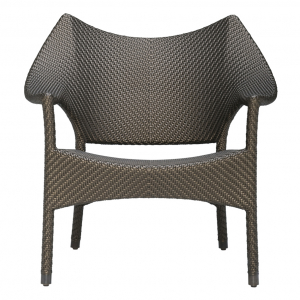 Кресло лаунж плетеное JANUS et Cie Amari алюминий, искусственный ротанг бронзовый Фото 3