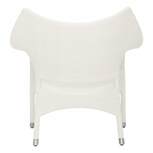 Кресло лаунж плетеное JANUS et Cie Amari алюминий, искусственный ротанг известняковый Фото 5
