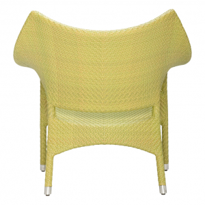 Кресло лаунж плетеное JANUS et Cie Amari алюминий, искусственный ротанг бамбуковый зеленый Фото 3