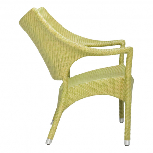 Кресло лаунж плетеное JANUS et Cie Amari алюминий, искусственный ротанг бамбуковый зеленый Фото 5