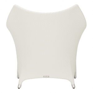 Кресло лаунж плетеное JANUS et Cie Amari алюминий, искусственный ротанг известняковый Фото 4