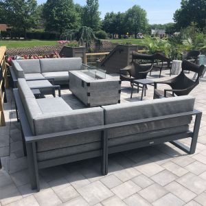 Кресло лаунж плетеное JANUS et Cie Amari алюминий, искусственный ротанг известняковый Фото 25