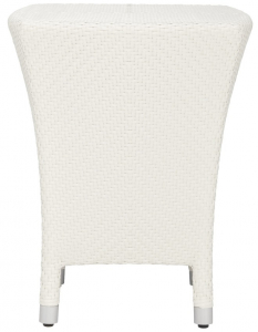 Столик плетеный кофейный JANUS et Cie Amari алюминий, искусственный ротанг известняковый Фото 1